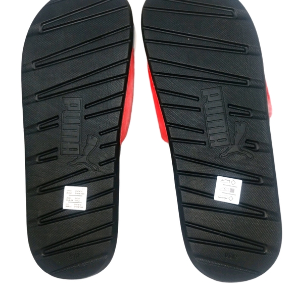 NEW Puma Cool Cat V Red Sport Slides Size 12 - Picture 5 of 6